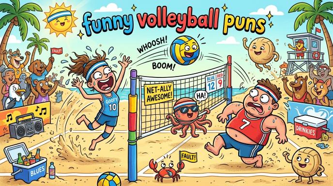 Funny Volleyball Puns