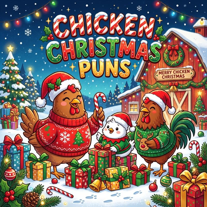 Chicken Christmas Puns