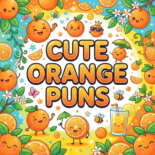 Cute Orange Puns