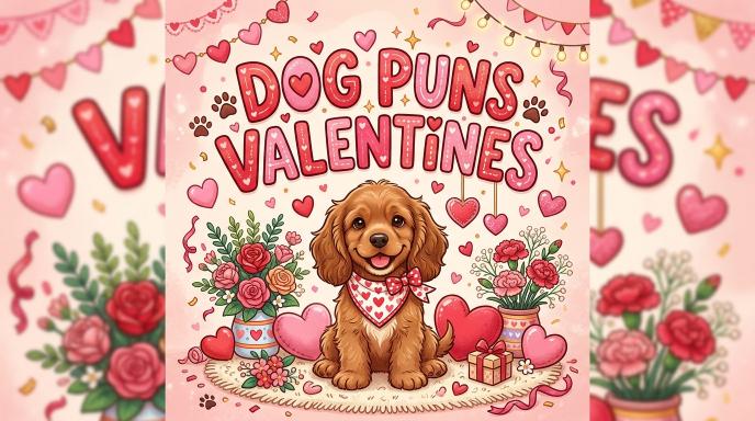 Dog puns valentines