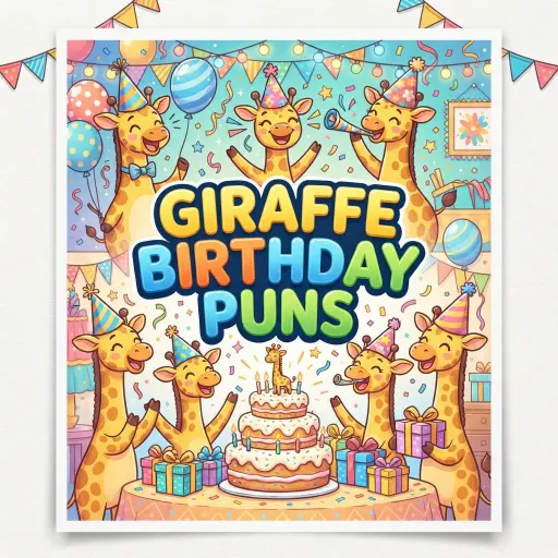 Giraffe Birthday Puns
