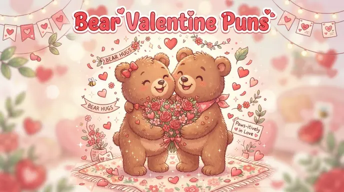 Bear Valentine Puns