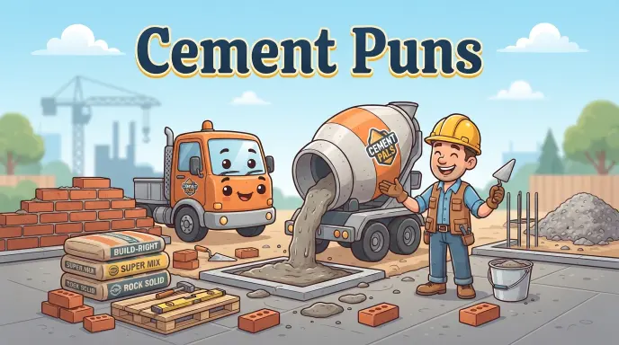 Cement Puns