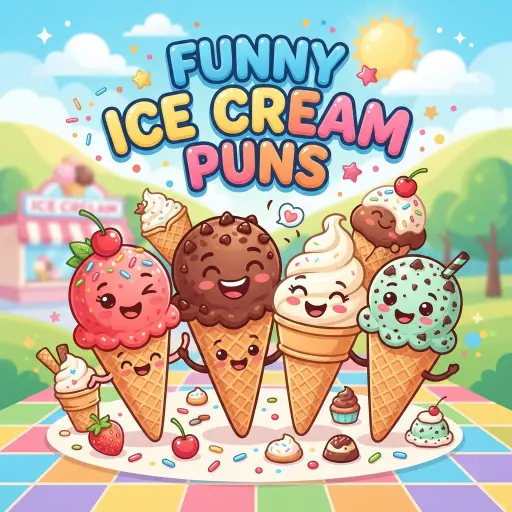 Funny Ice Cream Puns