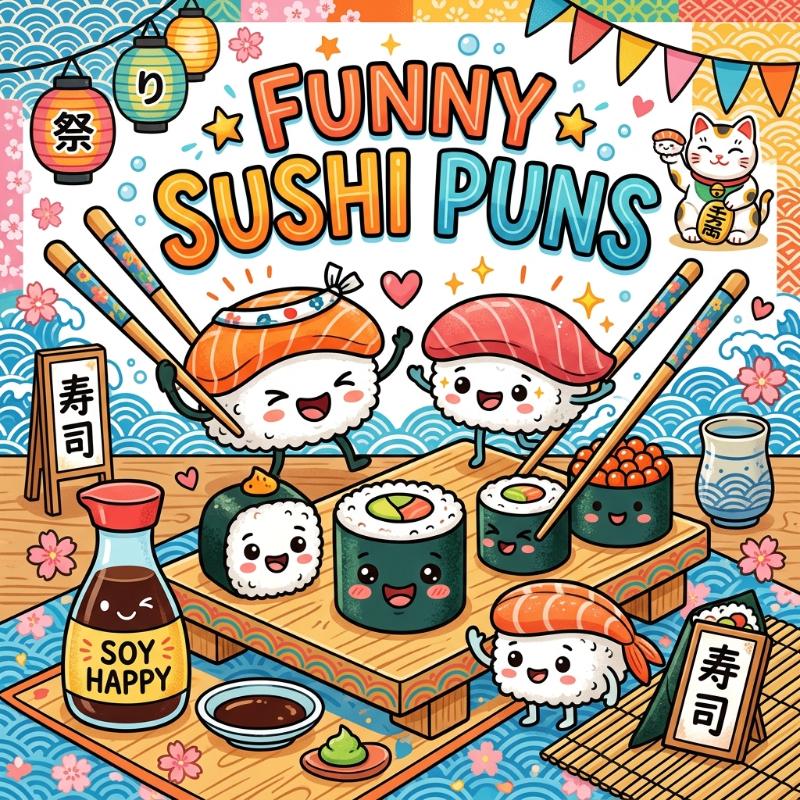 Funny Sushi Puns