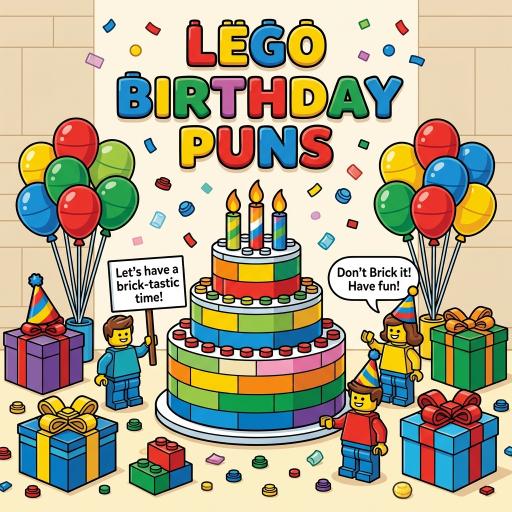 Lego Birthday Puns