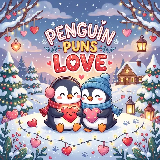 Penguin puns love