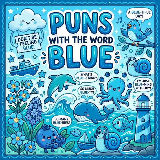 Puns With the Word Blue