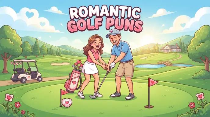 Romantic golf puns