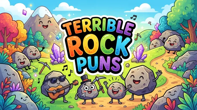 Terrible Rock Puns