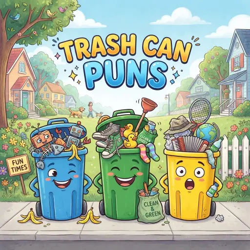 Trash Can Puns