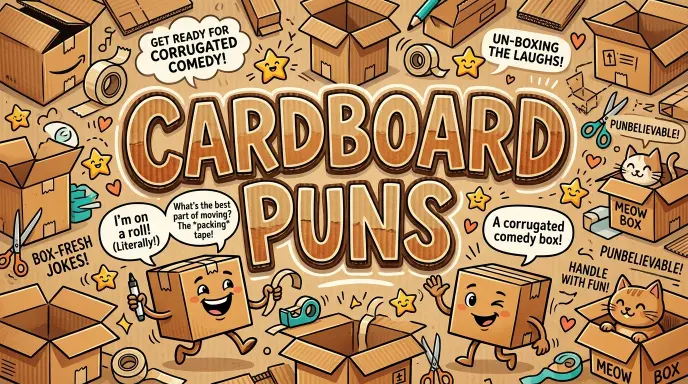 Cardboard Puns