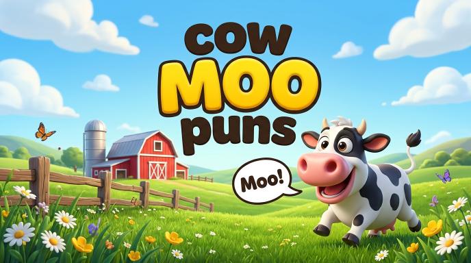 Cow Moo Puns