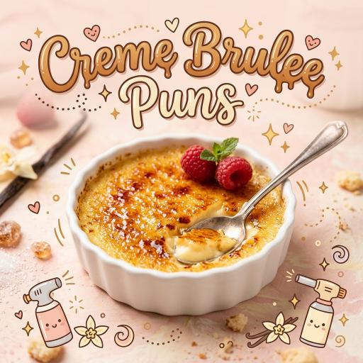 Creme Brulee Puns