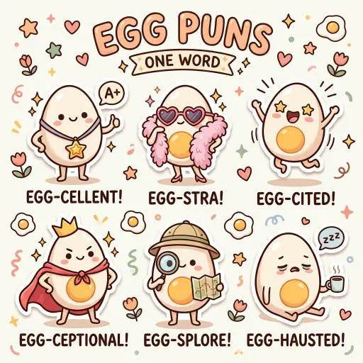 Egg Puns One Word