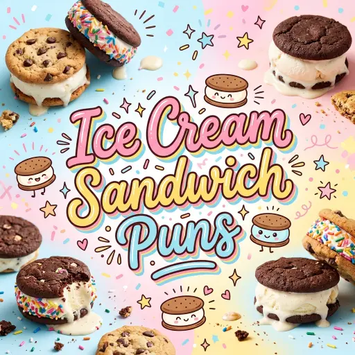 Ice Cream Sandwich Puns