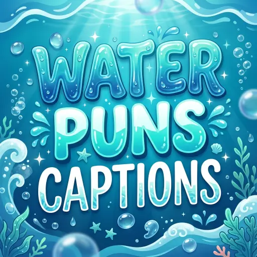 Water Puns Captions